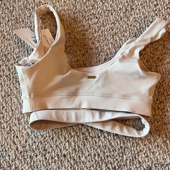 NWT L Space Bobby Bra in Cream/Ivory - Picture 4 of 5